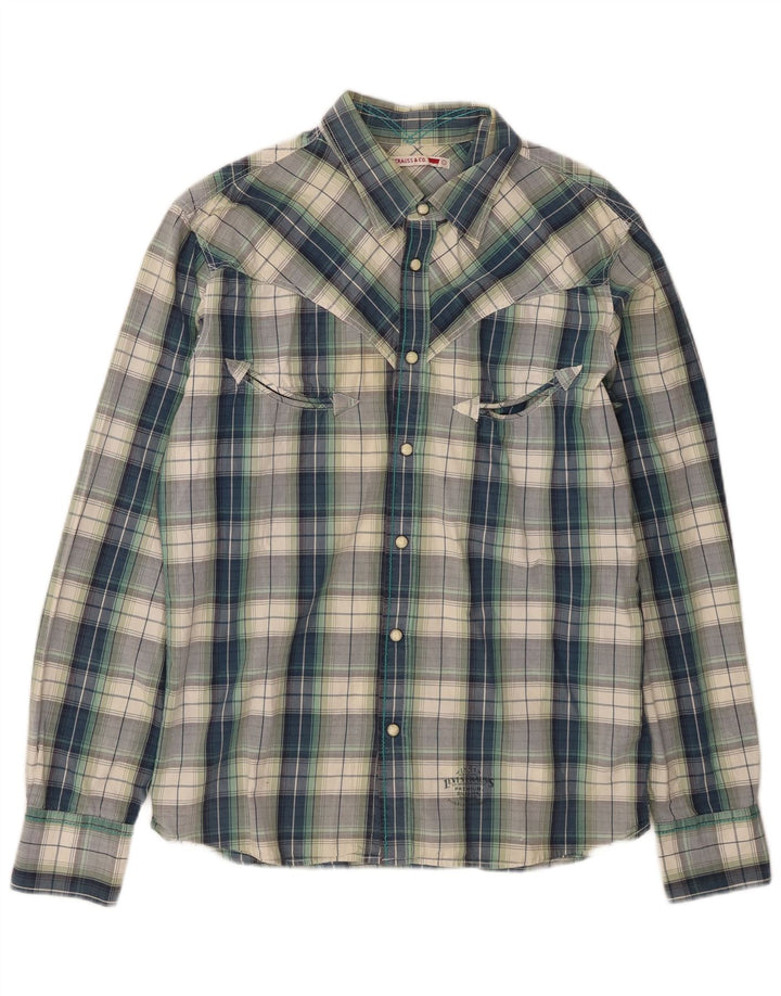 Ανδρικό πουκάμισο Levi's Large Blue Check Cotton