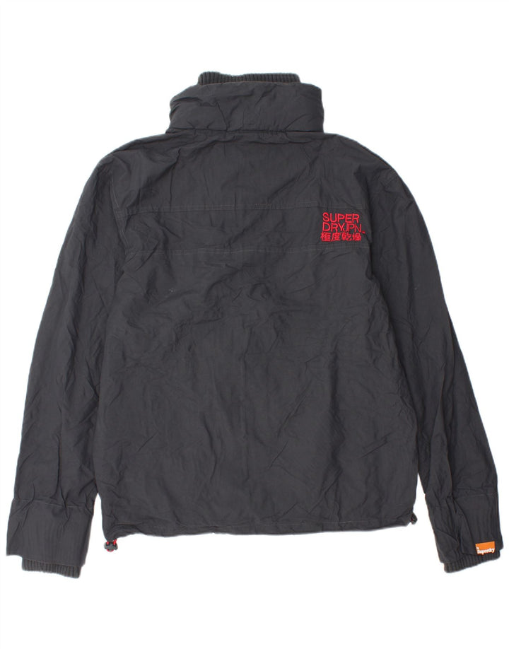 Superdry Ανδρικό Windcheater Rain Jacket UK 40 Large Grey Nylon