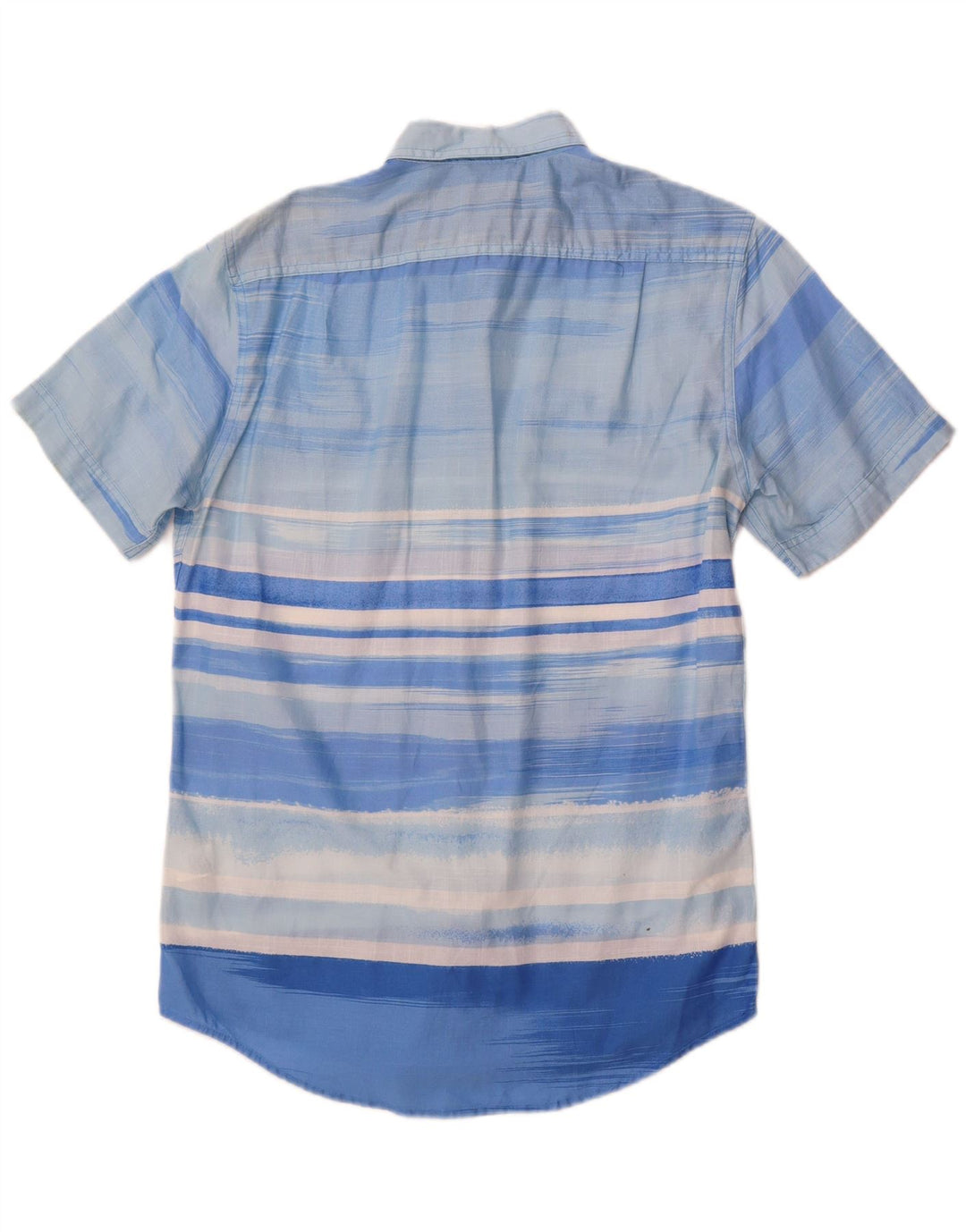 Ανδρικό Izod Salt Water κοντομάνικο πουκάμισο Μικρό μπλε ριγέ βαμβακερό