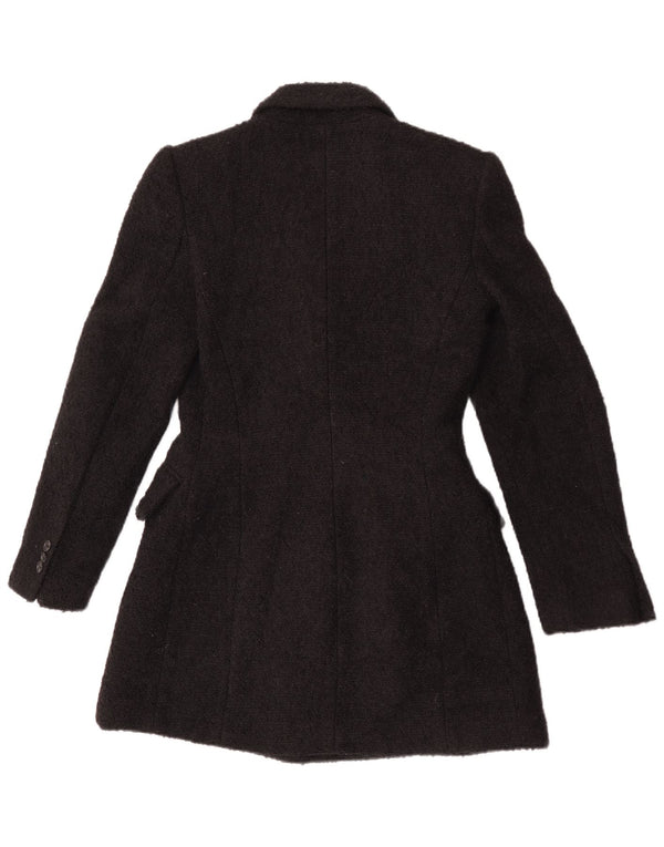 Zara Γυναικείο μακρόστενο σακάκι UK 10 Small Black