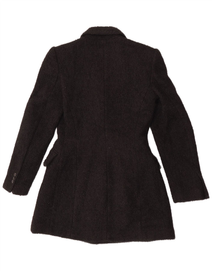 Zara Γυναικείο μακρόστενο σακάκι UK 10 Small Black