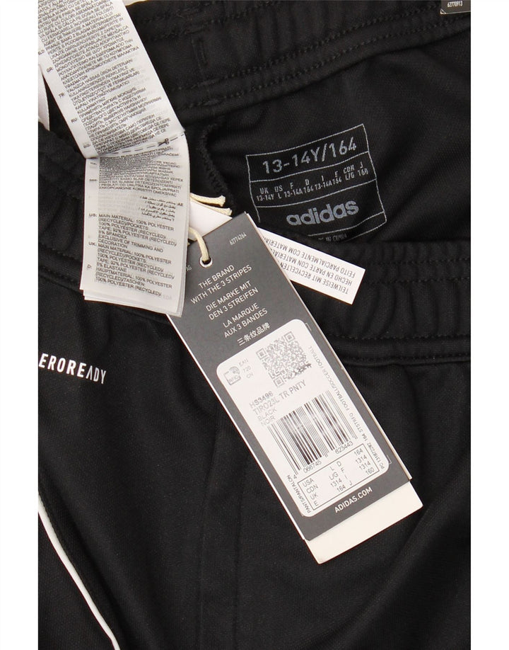 ADIDAS Boys Crusaders F.C. Γραφική αθλητική φόρμα παντελόνι 13-14 ετών Μαύρο