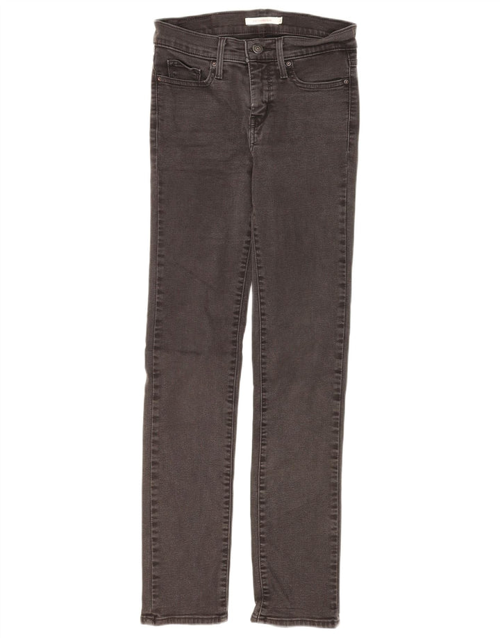 LEVI'S Womens 312 Shaping Slim Jeans W26 L30 Γκρι βαμβακερό