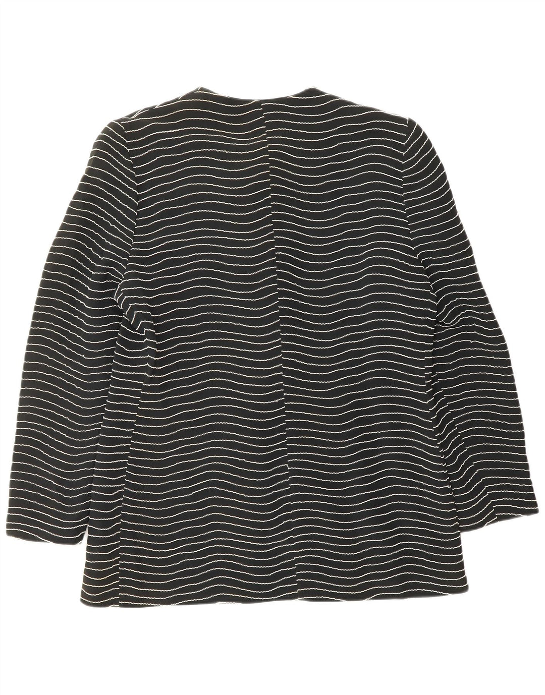 Gai Mattiolo Γυναικείο Μπουφάν Blazer 6 κουμπιών IT 50 XL Μαύρο ριγέ