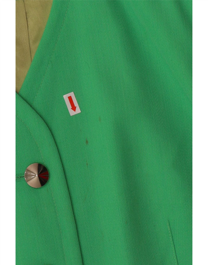 Michael H. Γυναικείο Μπουφάν Blazer 5 κουμπιών UK 14 Medium Green Classic