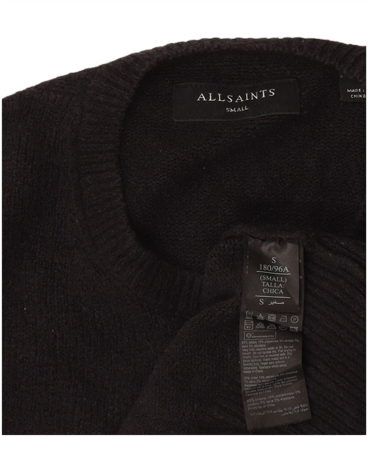 Ανδρικό πουλόβερ All Saints Crew Neck Jumper Μικρό Navy Blue από βαμβάκι