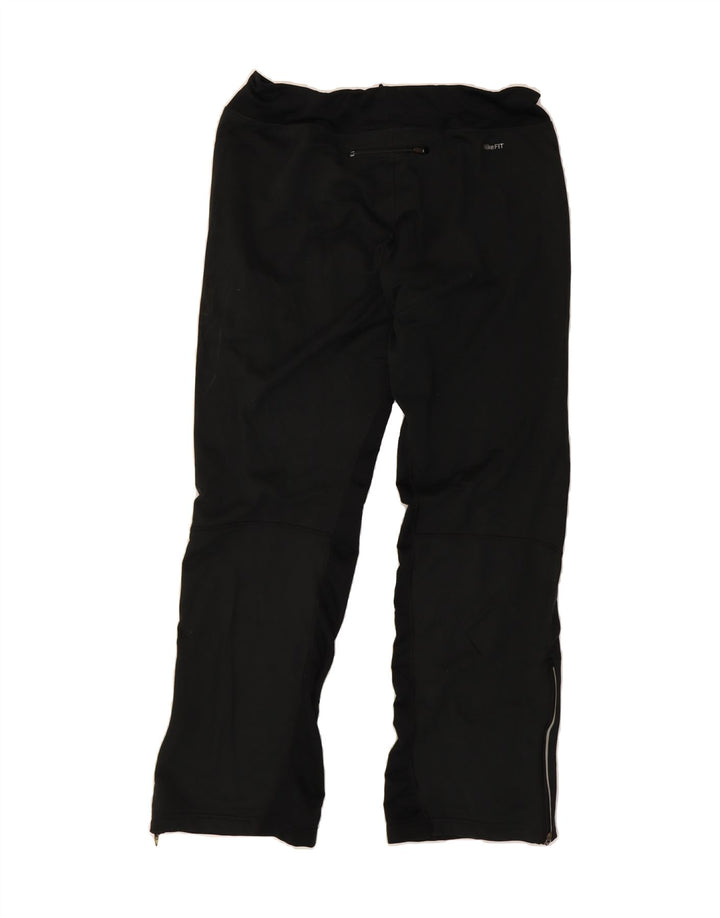 NIKE Womens Tracksuit Trousers US 12/14 Large  Black Polyester Vintage Nike and Second-Hand Nike from Messina Hembry 