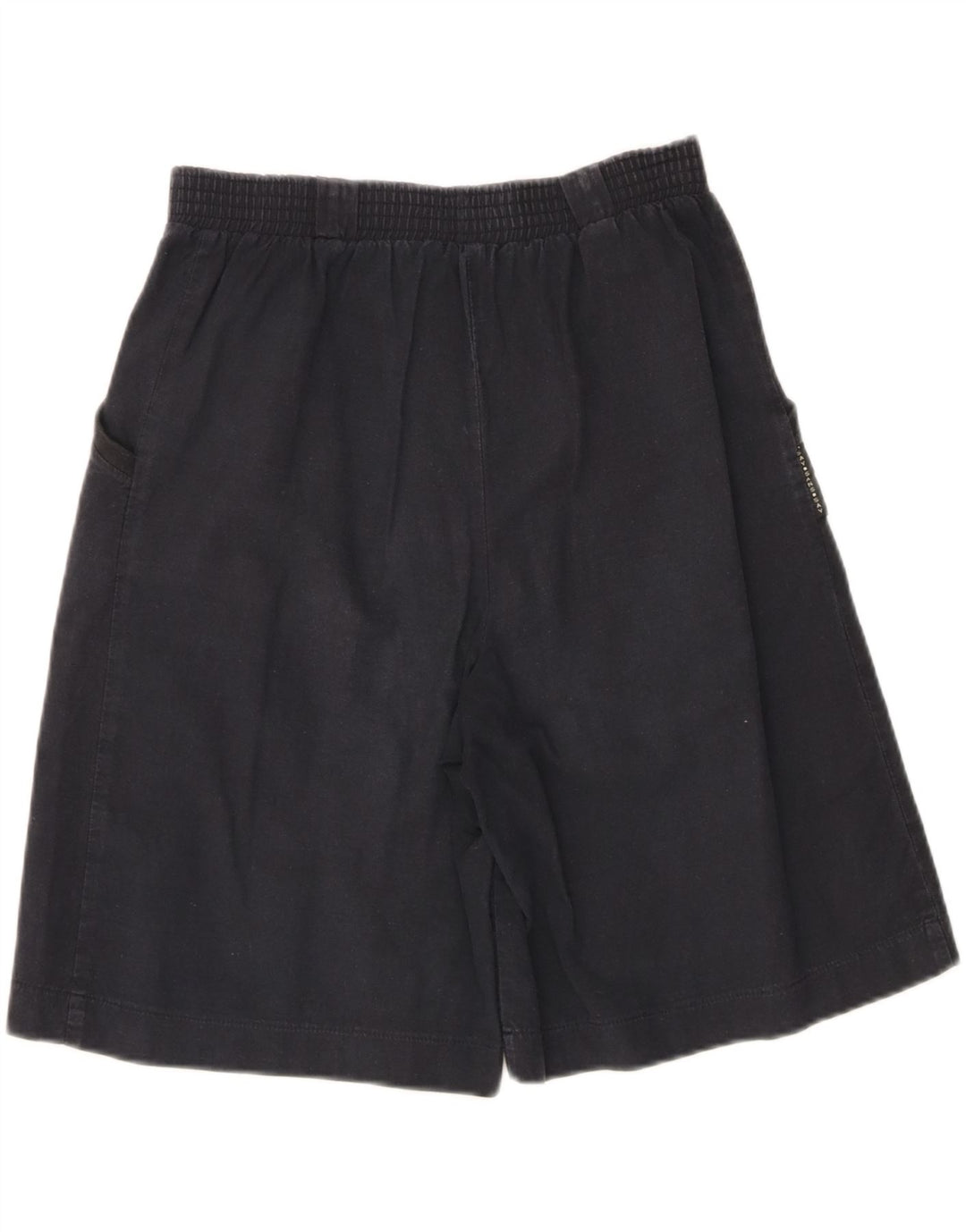 VINTAGE Womens Chino Shorts Medium W30 Black Cotton