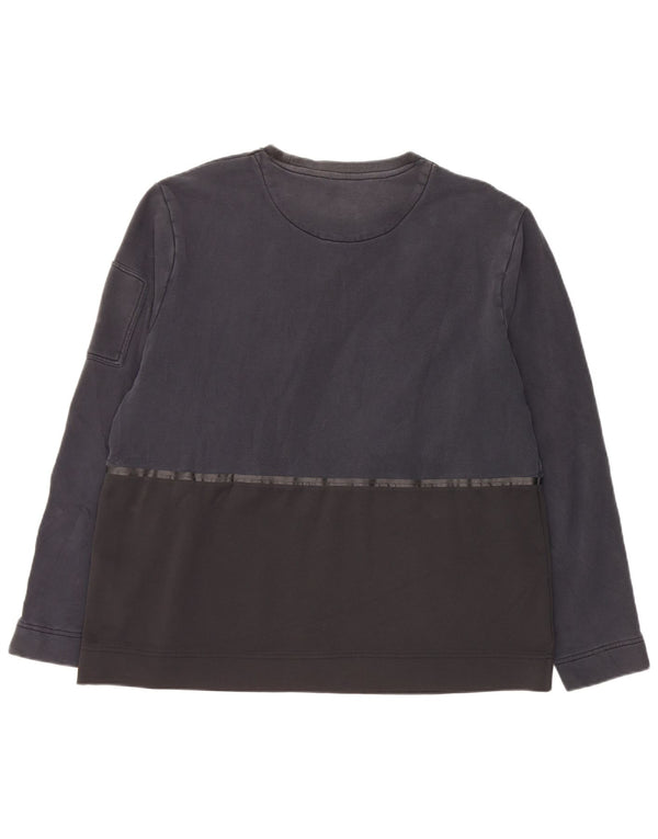 Lyle & Scott Ανδρικό Φούτερ Jumper XL Μαύρο Colourblock Βαμβακερό