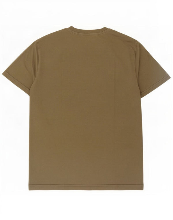 Ανδρικό γραφικό T-Shirt Penguin Top Medium Khaki Cotton