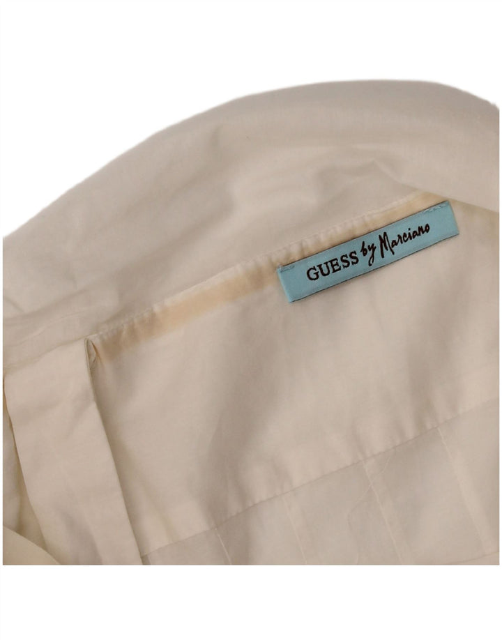 GUESS BY MARCIANO Γυναικεία αμάνικη μπλούζα τοπ UK 8 Small White