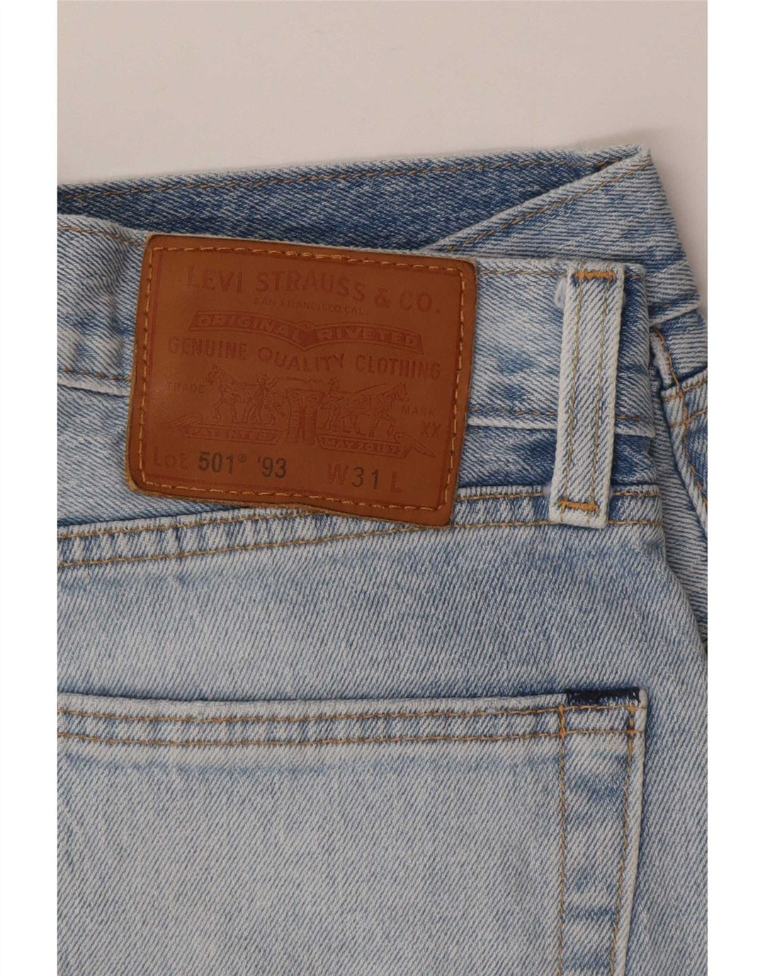 Ανδρικό τζιν σορτς Levi's 501 W31 μεσαίο μπλε βαμβακερό