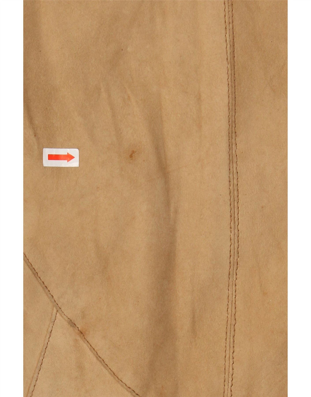 VINTAGE Ανδρικό Suede Bomber Jacket UK 38 Medium Beige