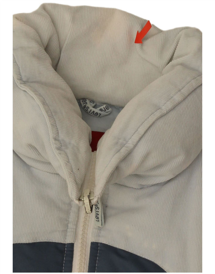 Γυναικείο μπουφάν Levi's με επένδυση UK 6 XS White Colourblock Πολυεστέρας