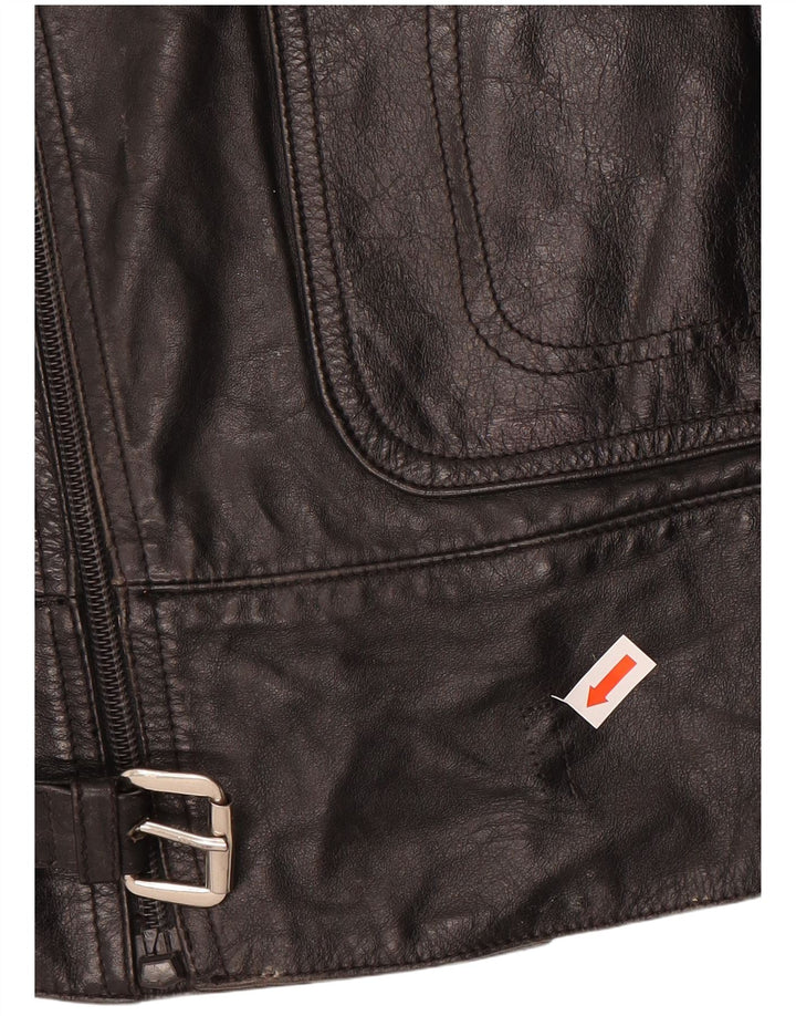 Dainese Γυναικείο Biker Δερμάτινο Μπουφάν UK 14 Medium Black Leather