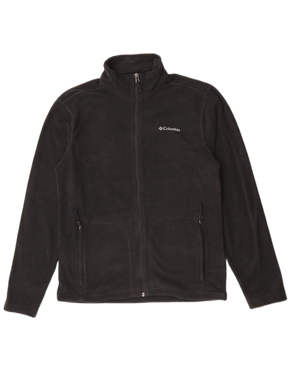 Columbia Ανδρικό Fleece Jacket UK 38 Medium Black Polyester