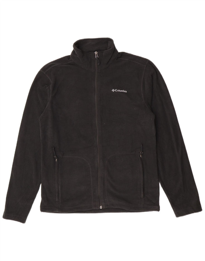 Columbia Ανδρικό Fleece Jacket UK 38 Medium Black Polyester
