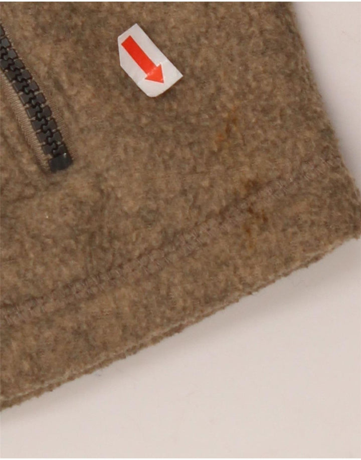 EDDIE BAUER Γυναικείο Fleece Jacket UK 14 Μεσαίο καφέ Πολυεστέρας