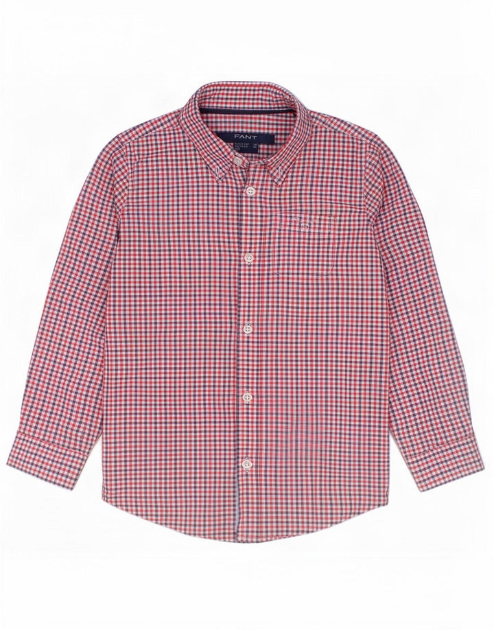 Πουκάμισο Gant Baby Boys 3-6 Months Red Gingham Cotton