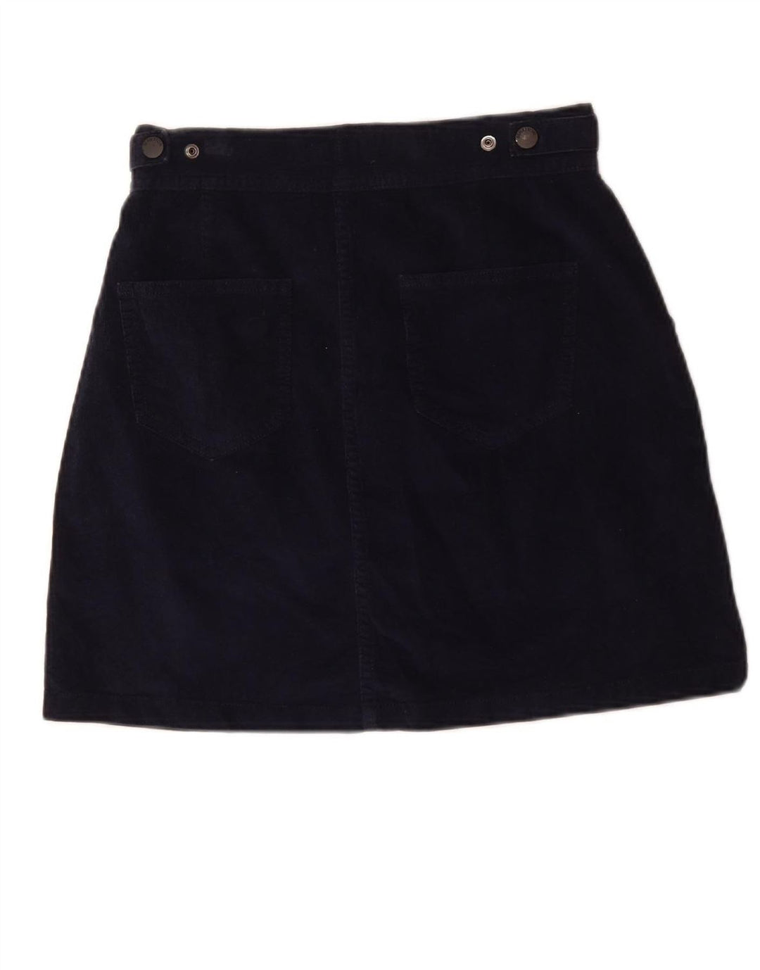 BENETTON Womens Mini Corduroy Skirt W28 Medium  Navy Blue