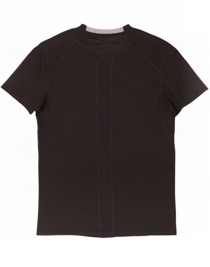 Ανδρικό γραφικό μπλουζάκι Nike Dri Fit, μεσαίο μαύρο πολυεστέρα