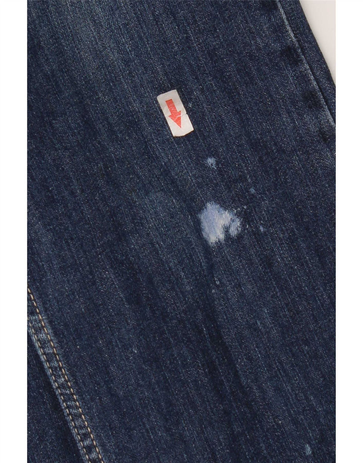 Levi's Womens 524 Straight Jeans W29 L32 Blue Cotton