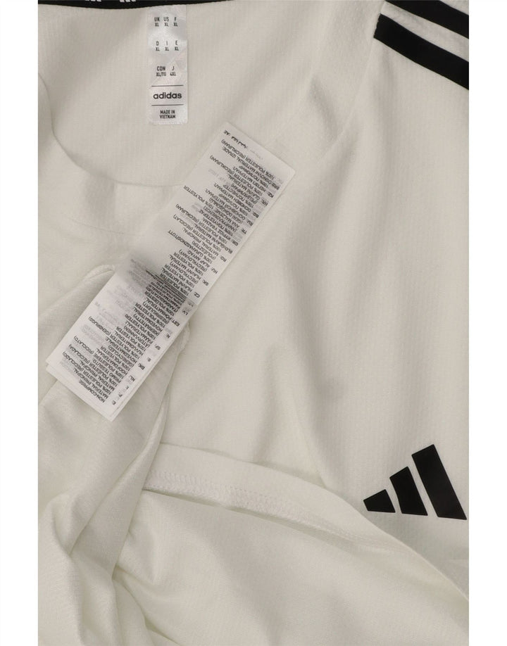 Adidas Ανδρικό T-Shirt Aeroready Top XL Λευκό Πολυεστέρας