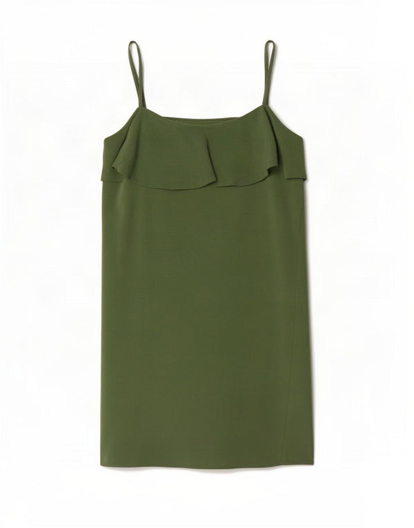 Zara Γυναικείο Slip Dress UK 10 Small Green