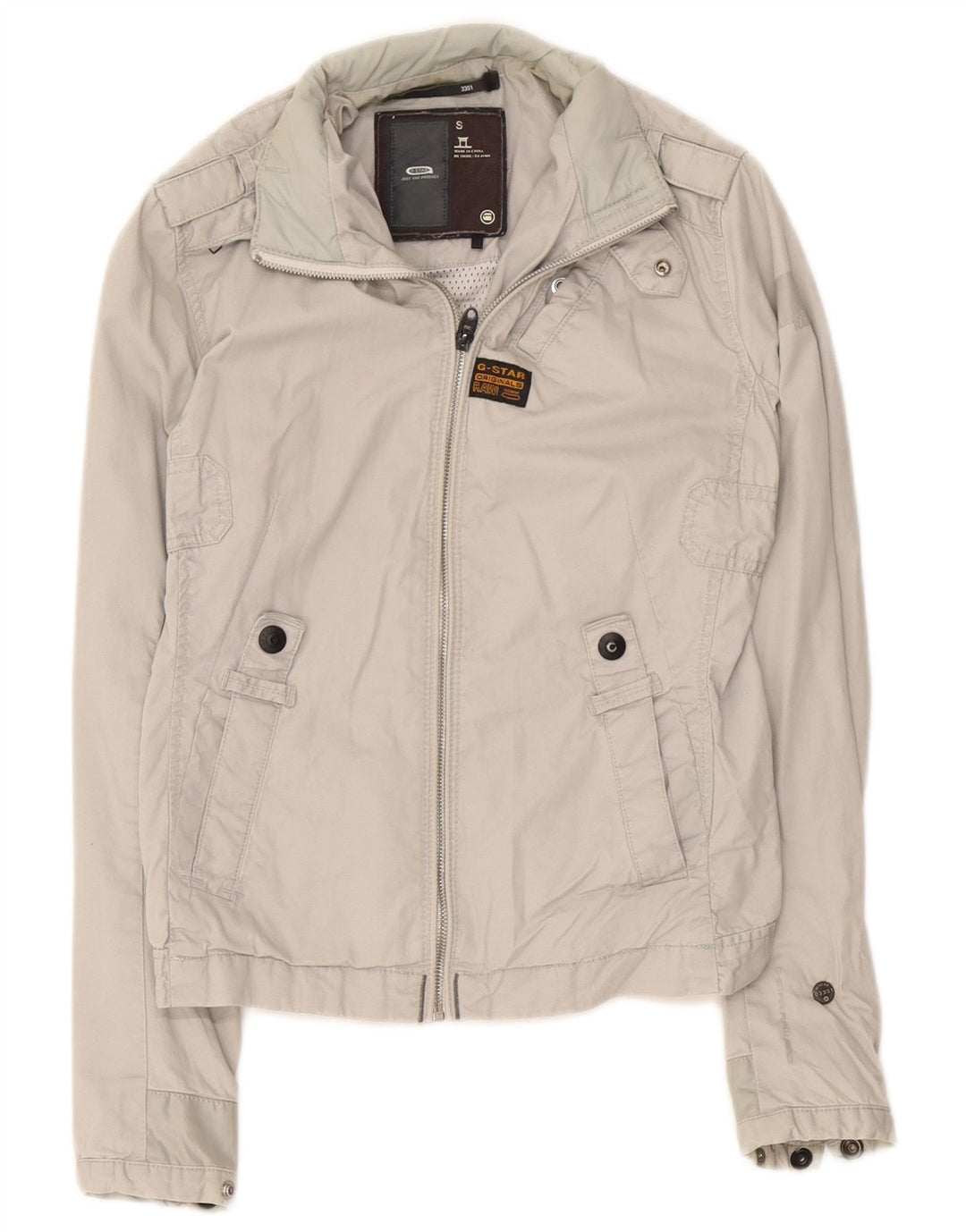 Γυναικείο Military Jacket G-Star UK 10 Small Grey Cotton