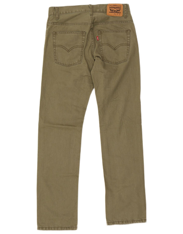 Levi's Boys 511 Slim Jeans 15-16 ετών W28 L28 Χακί Βαμβάκι