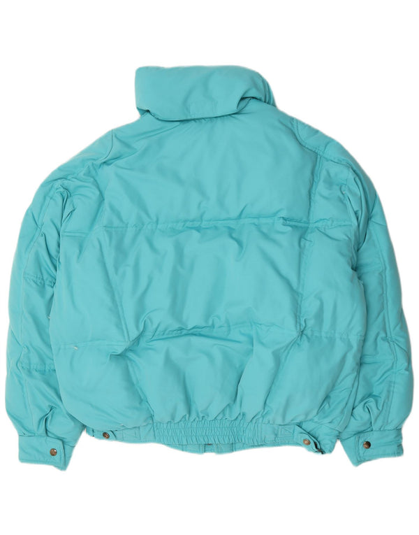Elho Mens Oversized Padded Jacket IT 50 Large Turquoise Polyester