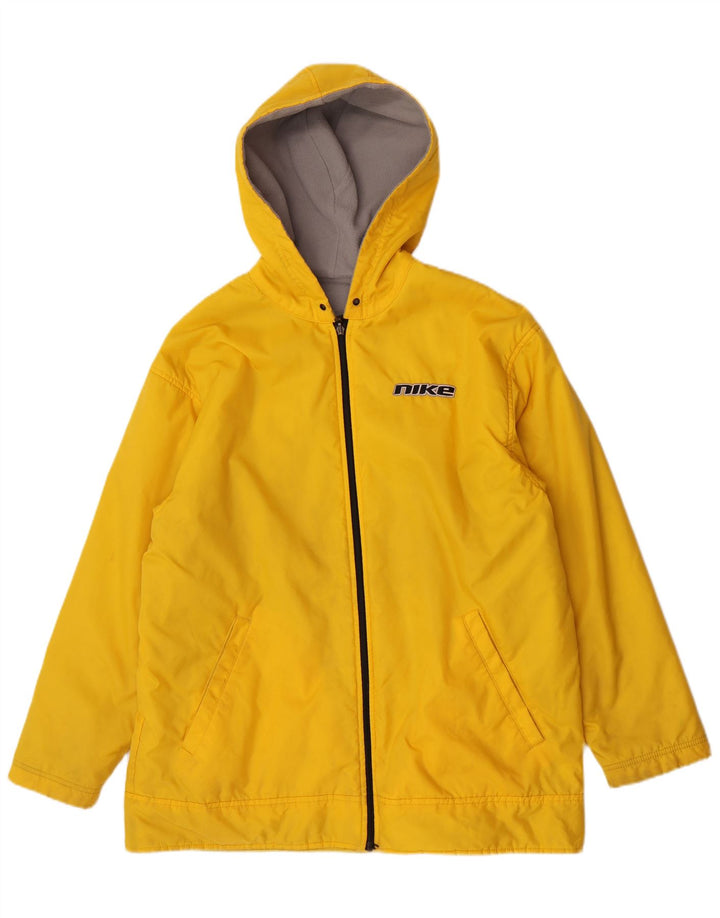 Ανδρικό μπουφάν με κουκούλα Nike UK 38 Medium Yellow Nylon