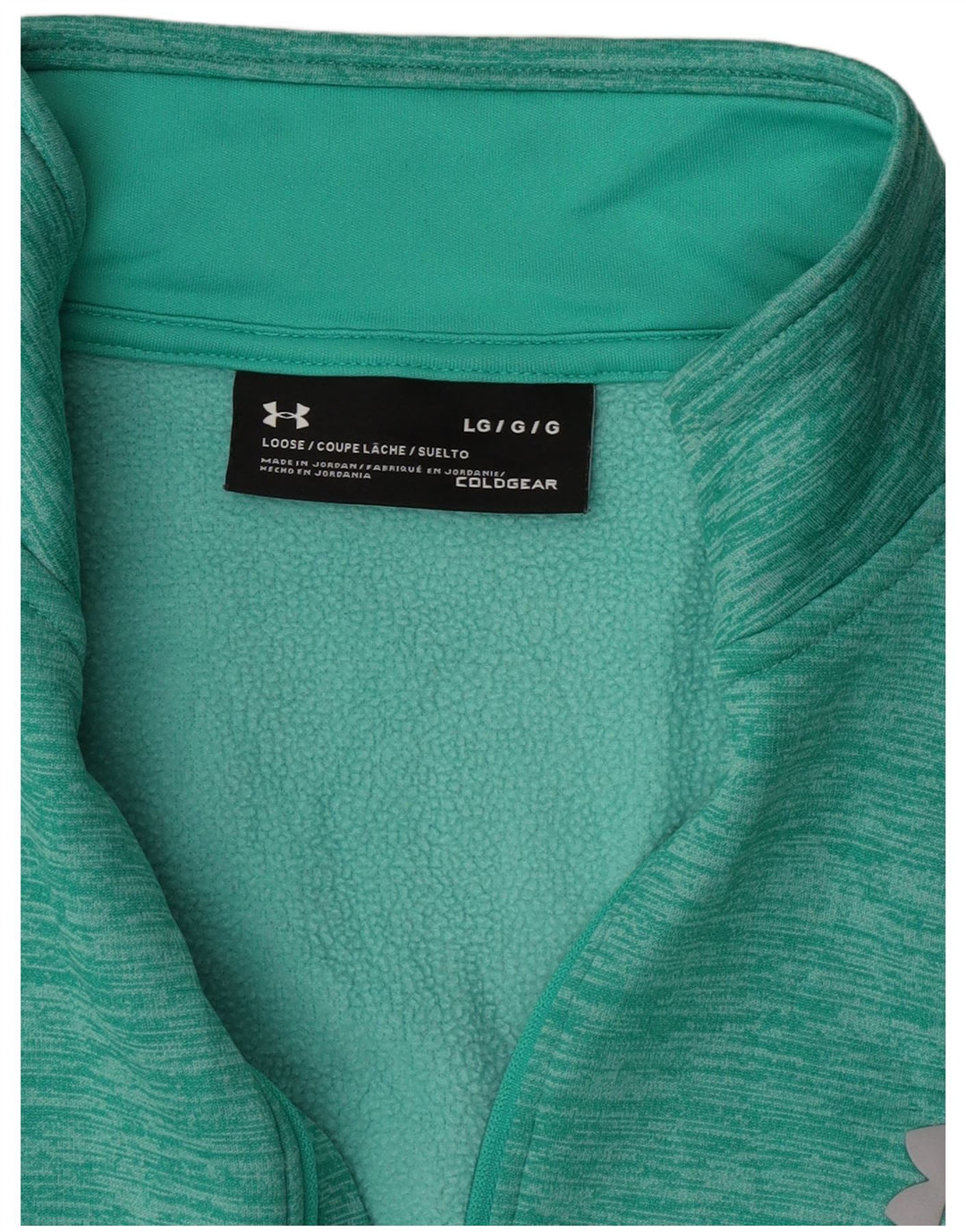 Ανδρικό φούτερ με φερμουάρ Under Armour, Jumper, Μεγάλο Τιρκουάζ Flecked