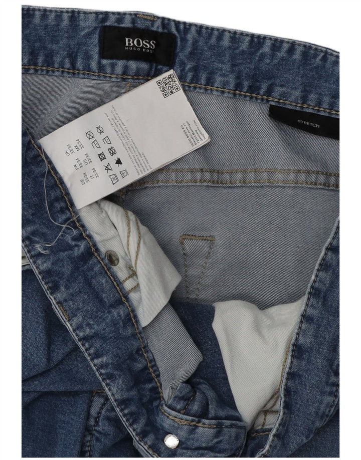 Hugo Boss Γυναικείο Slim Jeans W33 L34 Μπλε βαμβακερό