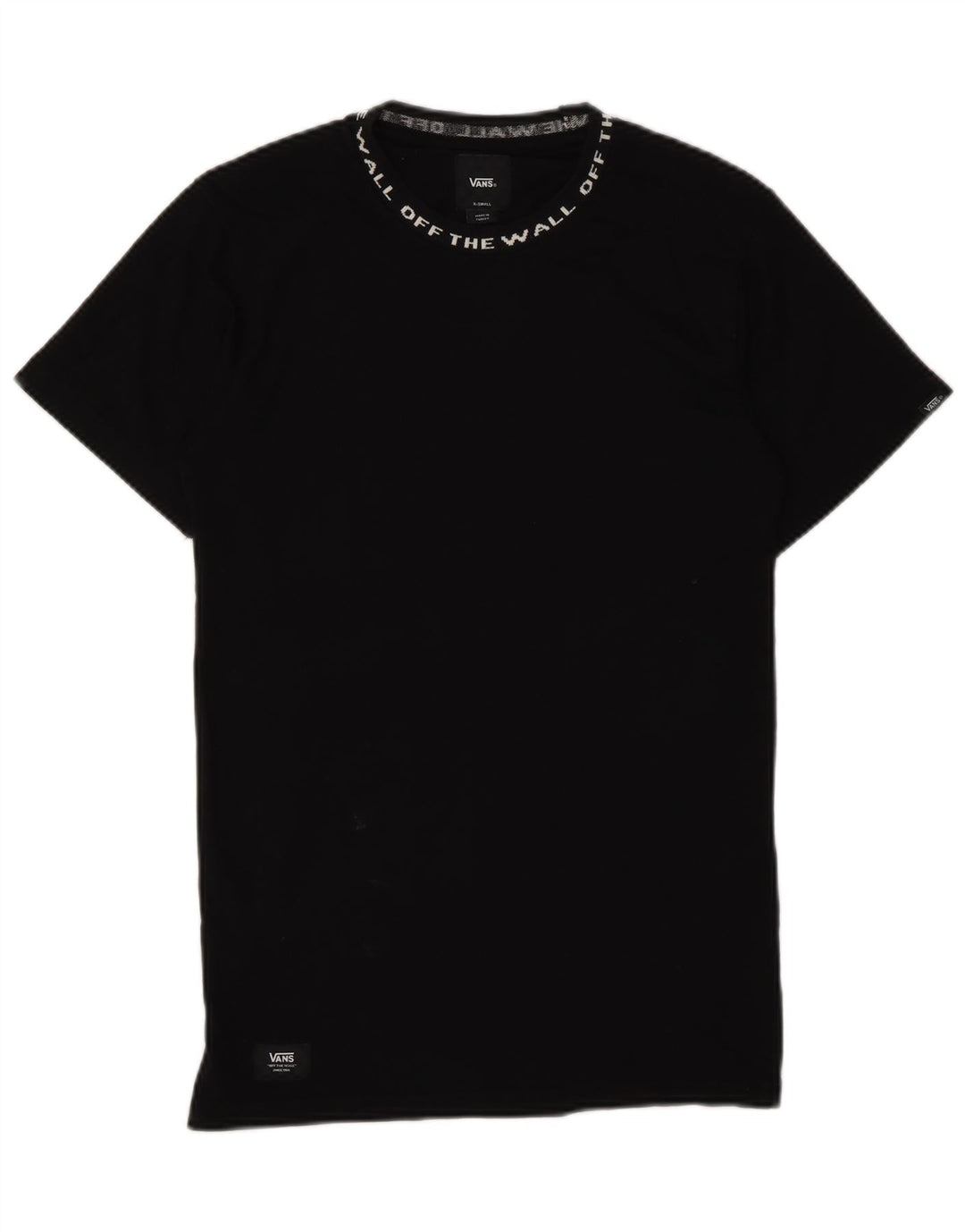 Ανδρικό γραφικό T-Shirt Vans Top XS Μαύρο βαμβακερό