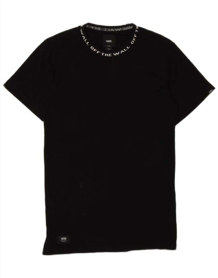Ανδρικό γραφικό T-Shirt Vans Top XS Μαύρο βαμβακερό
