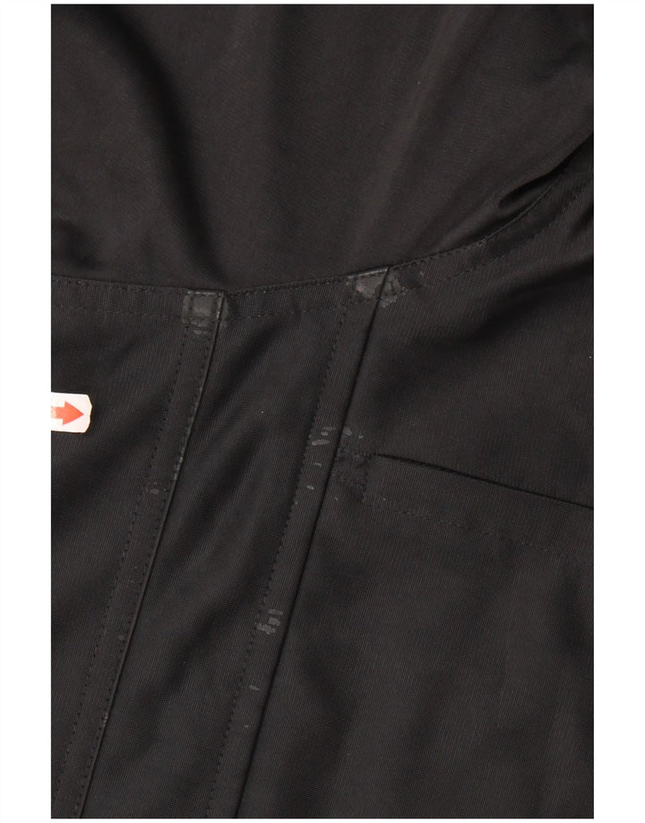 Γυναικεία αθλητική φόρμα ADIDAS Oversized με κουκούλα Top Jacket UK 14 Large Black