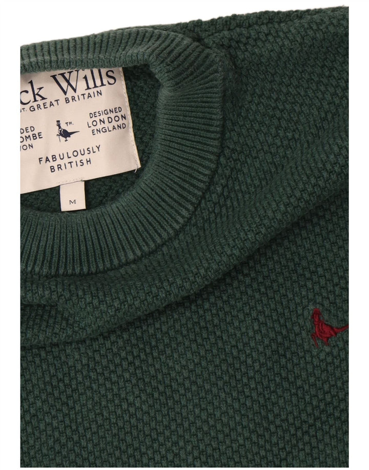 Jack Wills Ανδρικό πουλόβερ με λαιμόκοψη, μεσαίο βαμβακερό