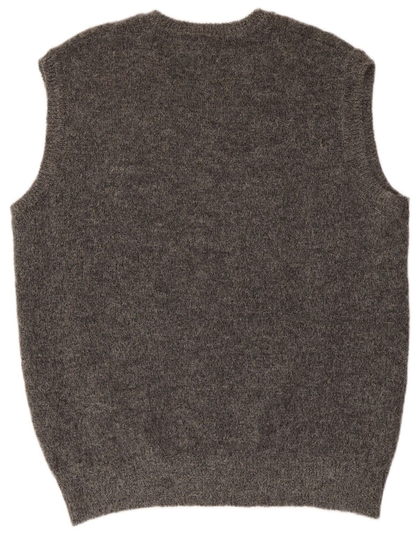 CORNELIANI Ανδρικό γιλέκο Tank Top 2XL Γκρι Μαλλί αλπακά