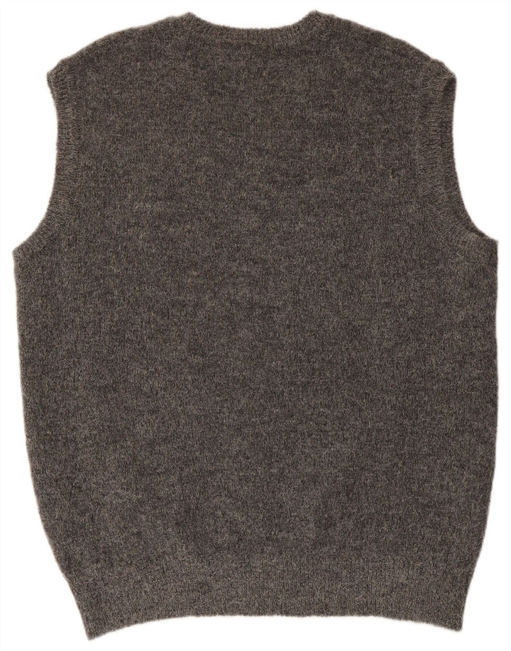 CORNELIANI Ανδρικό γιλέκο Tank Top 2XL Γκρι Μαλλί αλπακά