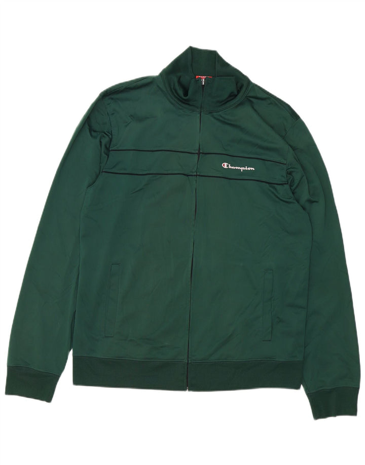 Champion γυναικεία αθλητική φόρμα Top Jacket UK 18 XL Green Polyester
