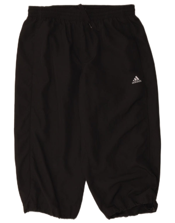 ADIDAS Mens Climalite Capri Tracksuit Trousers Joggers Medium  Black