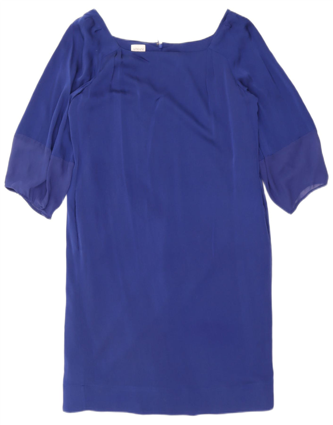 Armani Collezioni Γυναικείο φόρεμα 3/4 Sleeve Shift IT 44 Medium Blue