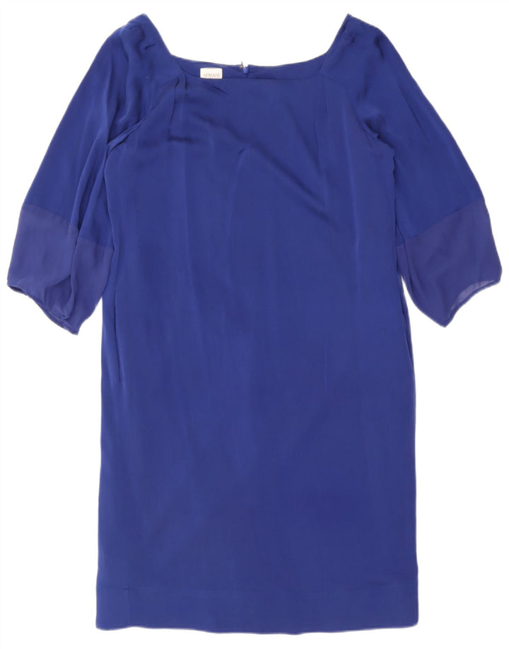 Armani Collezioni Γυναικείο φόρεμα 3/4 Sleeve Shift IT 44 Medium Blue