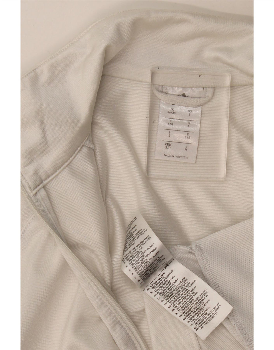 Ανδρική φόρμα Adidas Top Jacket UK 36/38 Small White Polyester