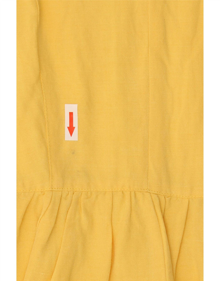 Γυναικείο φόρεμα Roccobarocco A-Line UK 10 Small Yellow