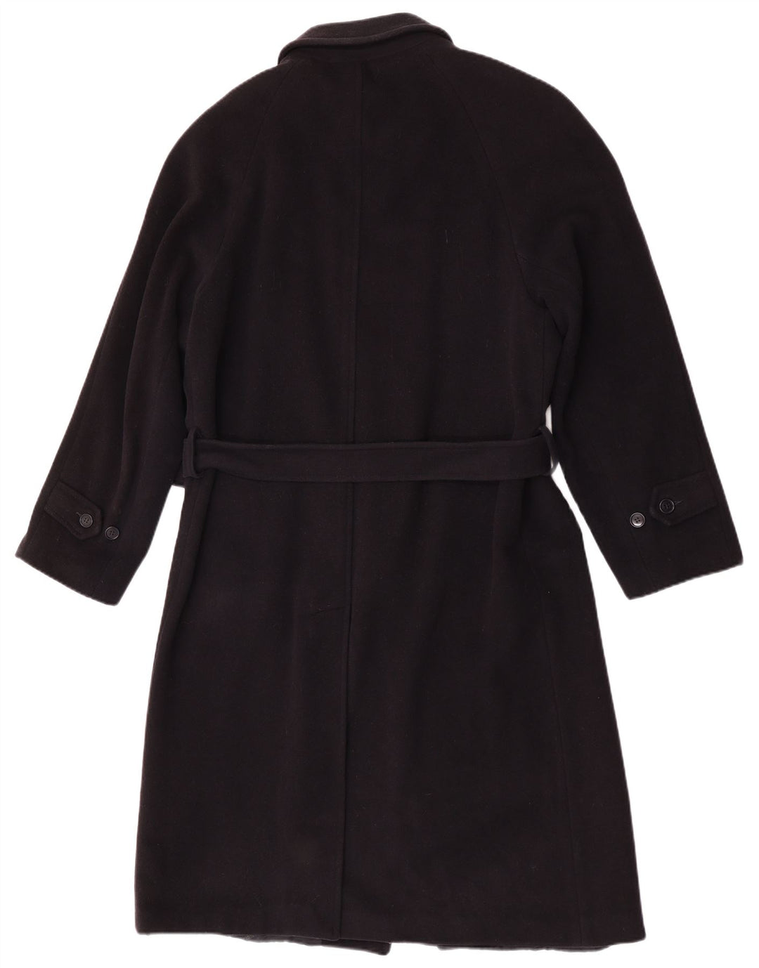 Vintage Ανδρικό Πανωφόρι IT 48 Medium Navy Blue Virgin Wool