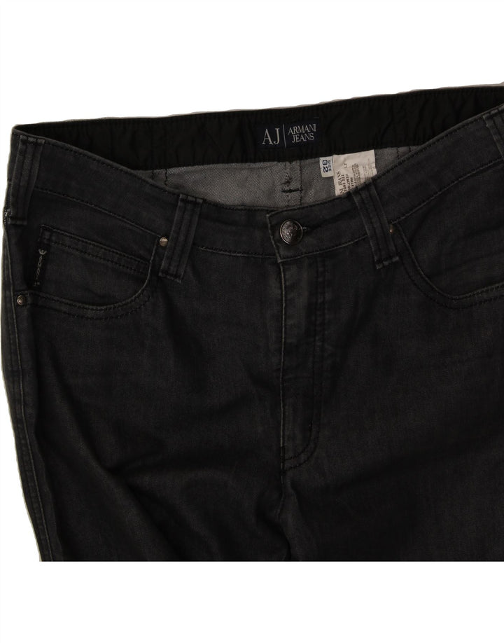 ARMANI Womens Straight Jeans W32 L31 Grey Cotton Vintage Armani and Second-Hand Armani from Messina Hembry 