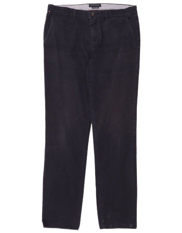 Tommy Hilfiger Ανδρικό παντελόνι Chino Slim Fit W34 L34 Navy Blue