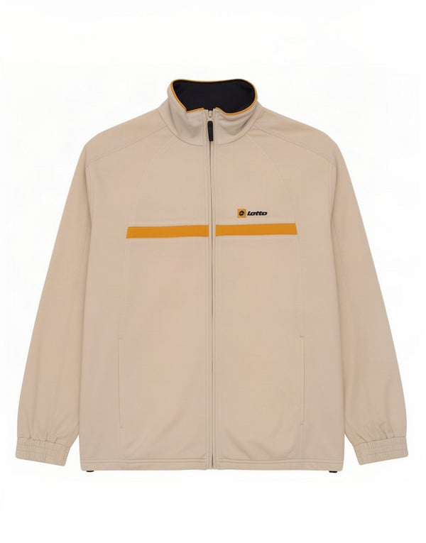 Lotto Mens Tracksuit Top Jacket IT 46/50 Medium White Colourblock Polyester